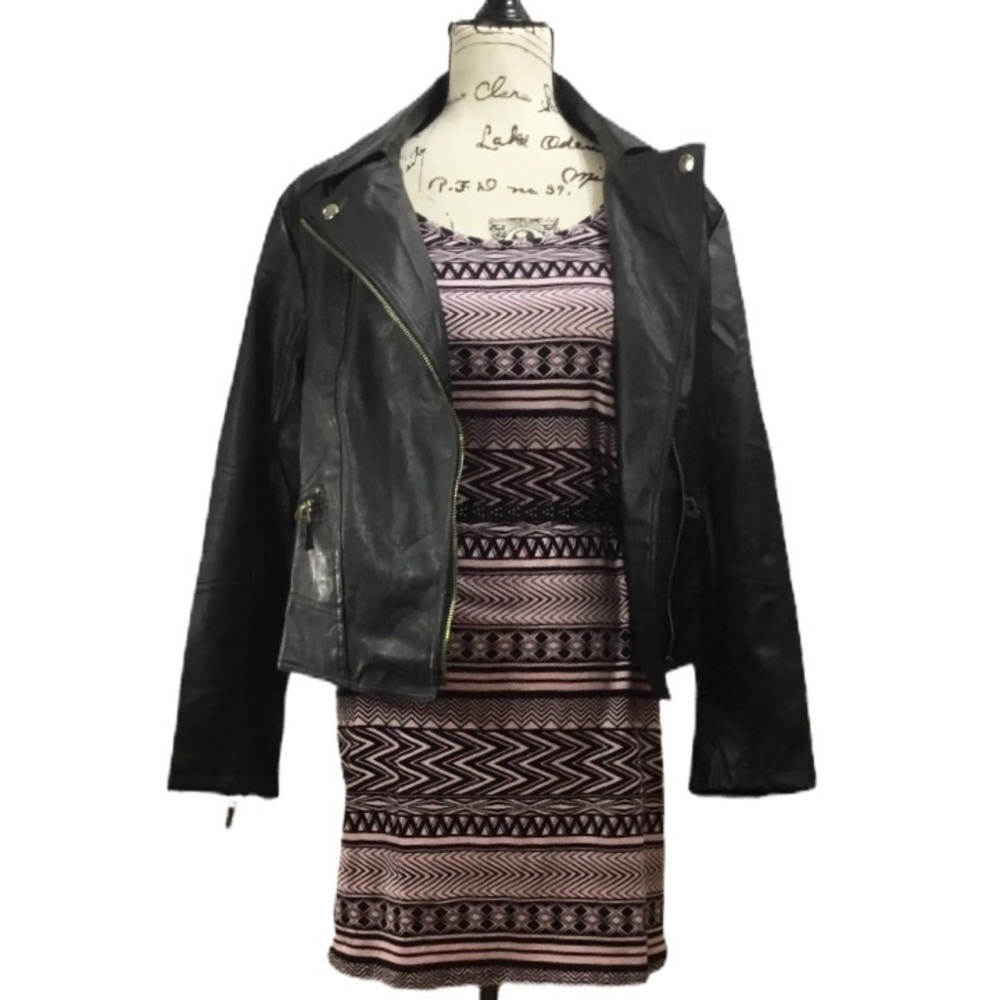 NEW Mini Dress Tribal Geo Design Size XL - Picture 6 of 6